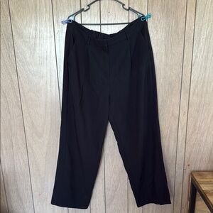 Old Navy Black Taylor Wide Leg Dress Pant